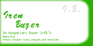 iren buzer business card